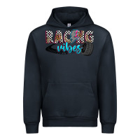 Navy racing vibes Urban Hoodie - Zillion Design Studio