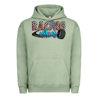 Pigment Oil Green racing vibes Urban Hoodie - Zillion Design Studio