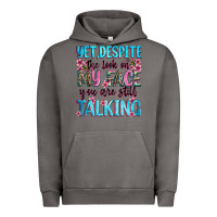 Pigment Tornado yet,despite the look on my face you are still talk Urban Hoodie - Zillion Design Studio