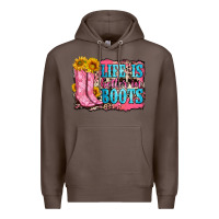 Coffee life is better in boots Premium Hoodie - Zillion Design Studio