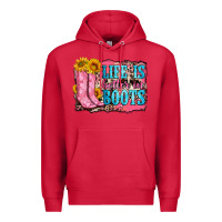 Cardinal life is better in boots Premium Hoodie - Zillion Design Studio