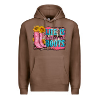 Chestnut life is better in boots Premium Hoodie - Zillion Design Studio