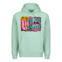 Seafoam life is better in boots Premium Hoodie - Zillion Design Studio