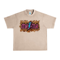 French Oak Leopard Mama Lightning Urban Heavy Tee - RanaPortraitStore