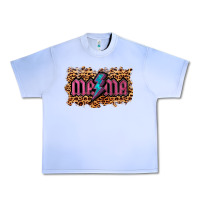 Grape Ice Leopard Mama Lightning Urban Heavy Tee - RanaPortraitStore
