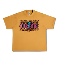 Peanut Butter Leopard Mama Lightning Urban Heavy Tee - RanaPortraitStore