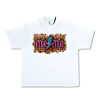 White Leopard Mama Lightning Urban Heavy Tee - RanaPortraitStore