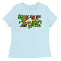 Baby Blue st patricks day texas Ladies Tee - Artiststas
