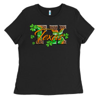Black st patricks day texas Ladies Tee - Artiststas