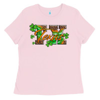 Bubblegum Pink st patricks day texas Ladies Tee - Artiststas