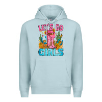 Blue Mist let's go girls Premium Hoodie - Zillion Design Studio
