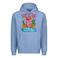 Colony Blue let's go girls Premium Hoodie - Zillion Design Studio