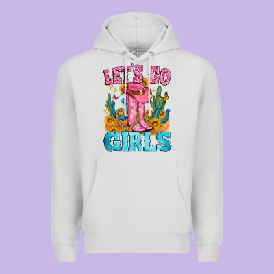 Let's Go Girls Premium Hoodie Designed By Zillion Design Studio