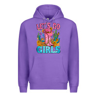Purple let's go girls Premium Hoodie - Zillion Design Studio
