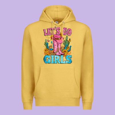 Let's Go Girls Premium Hoodie Designed By Zillion Design Studio