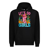 Black let's go girls Premium Hoodie - Zillion Design Studio