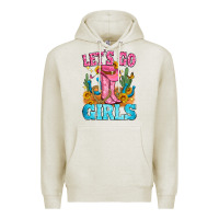 Oatmeal Heather let's go girls Premium Hoodie - Zillion Design Studio