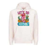 Pale Pink let's go girls Premium Hoodie - Zillion Design Studio