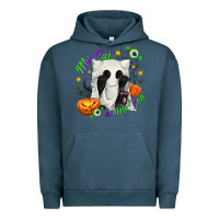 Pigment Midnight Navy My Cat Is My Boo Urban Hoodie - texasbilliewilder