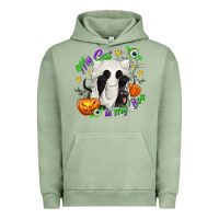 Pigment Oil Green My Cat Is My Boo Urban Hoodie - texasbilliewilder