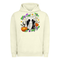 Pigment Pistachio My Cat Is My Boo Urban Hoodie - texasbilliewilder