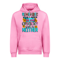 Fuchsia Pink remember when i asked for your opinion Urban Hoodie - Zillion Design Studio
