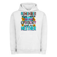 Pigment Lunar Rock remember when i asked for your opinion Urban Hoodie - Zillion Design Studio