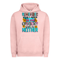 Pigment Salmon remember when i asked for your opinion Urban Hoodie - Zillion Design Studio