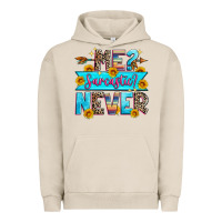 Pigment French Oak me sarcastic never Urban Hoodie - Zillion Design Studio
