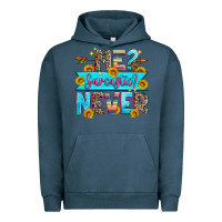 Pigment Midnight Navy me sarcastic never Urban Hoodie - Zillion Design Studio