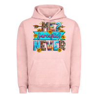 Pigment Salmon me sarcastic never Urban Hoodie - Zillion Design Studio