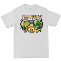 Dove Grey mardi gras dude Premium Tee - SublimationCraftShop