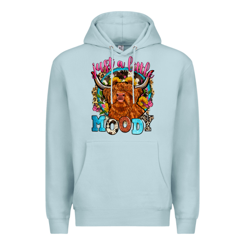 Just A Little Moody Premium Hoodie by Zillion Design Studio | Teevron
