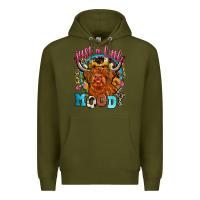 Army Green just a little moody Premium Hoodie - Zillion Design Studio