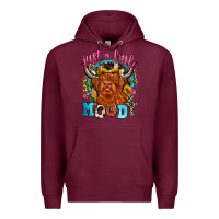 Burgundy just a little moody Premium Hoodie - Zillion Design Studio