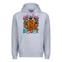 Heather Grey just a little moody Premium Hoodie - Zillion Design Studio