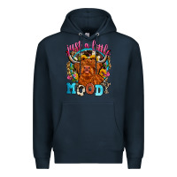 Navy just a little moody Premium Hoodie - Zillion Design Studio