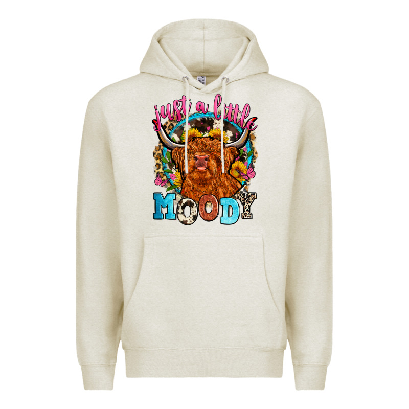 Just A Little Moody Premium Hoodie by Zillion Design Studio | Teevron