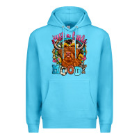 Ocean Blue just a little moody Premium Hoodie - Zillion Design Studio