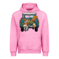 Fuchsia Pink pumpkin truck Urban Hoodie - RanaPortraitStore