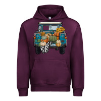 Mauve Wine pumpkin truck Urban Hoodie - RanaPortraitStore