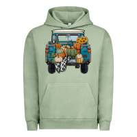 Pigment Oil Green pumpkin truck Urban Hoodie - RanaPortraitStore