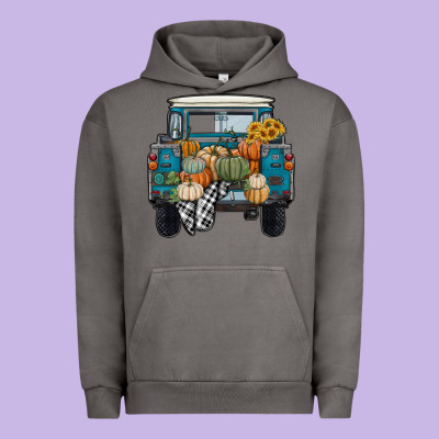Pumpkin Truck Urban Hoodie Designed By Ranaportraitstore