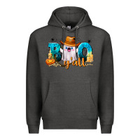 Charcoal Heather Boo Y'all Premium Hoodie - texasbilliewilder