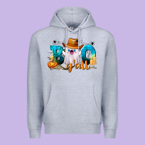 Boo Y'all Premium Hoodie Designed By Texasbilliewilder