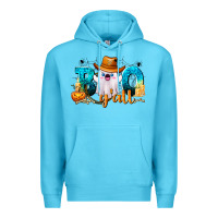 Ocean Blue Boo Y'all Premium Hoodie - texasbilliewilder
