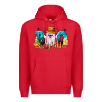 Red Boo Y'all Premium Hoodie - texasbilliewilder