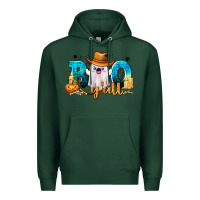 Sports Green Boo Y'all Premium Hoodie - texasbilliewilder