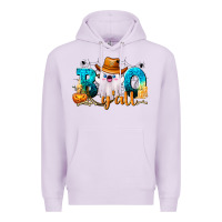 Lilac Boo Y'all Premium Hoodie - texasbilliewilder