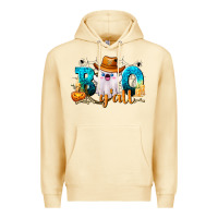 Pina Colada Boo Y'all Premium Hoodie - texasbilliewilder